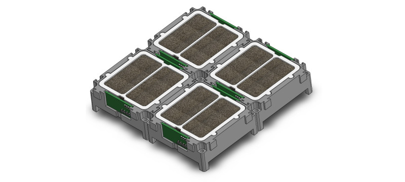 SaniLuc module - 40x40mm SaniLuc module - 40x40mm