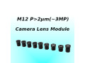 M12 Camera Lens Module for Ø6.7mm(≤1/2.7"), 2µm(~2MP,3MP) Sensor M12 Camera Lens Module for Ø6.7mm(≤1/2.7"), 2µm(~2MP,3MP) Sensor